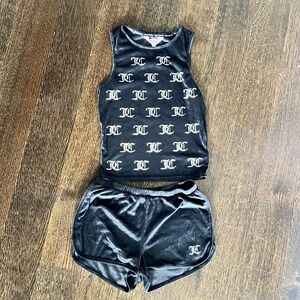 Juicy couture shorts and tank top